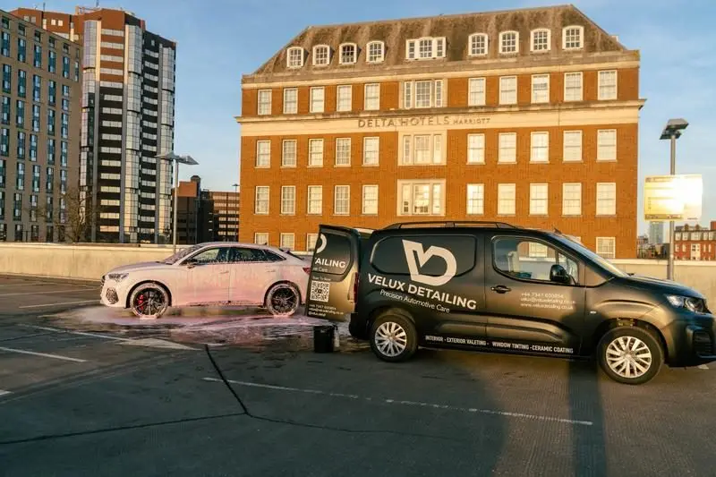 Van and Audi wide
